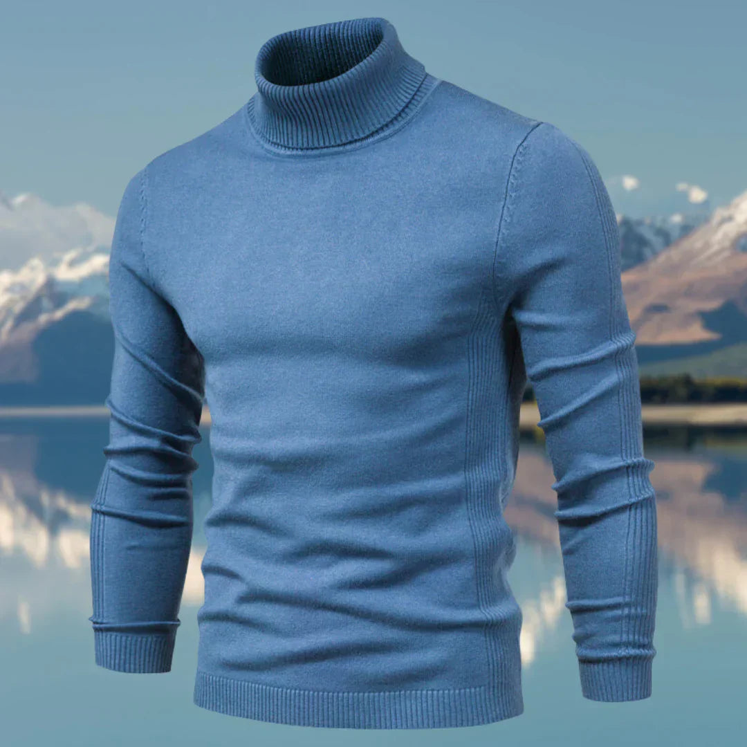 Pull Homme Col Roulé Chaud et Élégant pour Hiver