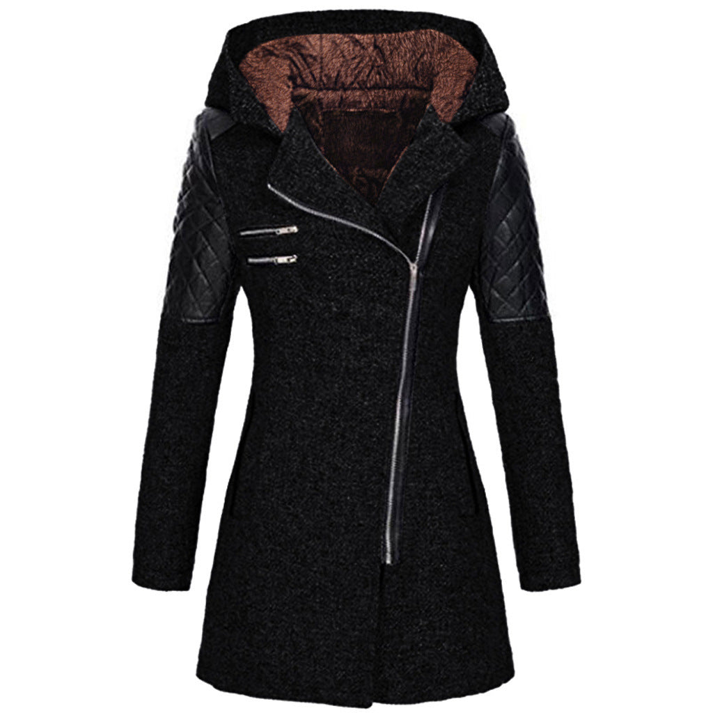 Manteau Été ? Non, c'est un manteau hiver, on garde hiver : Manteau Hiver Élégant avec Capuchon