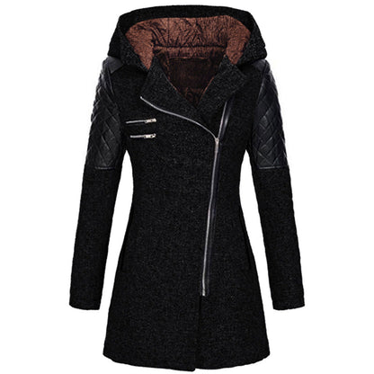 Manteau Été ? Non, c'est un manteau hiver, on garde hiver : Manteau Hiver Élégant avec Capuchon