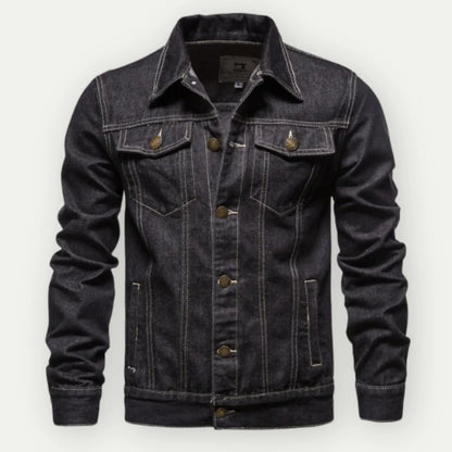 Veste Trucker Cuir Classique et Robuste - vue 2