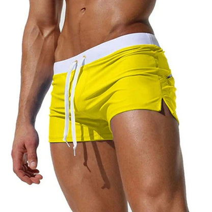 Short de Bain Homme Élastique Taille Réglable