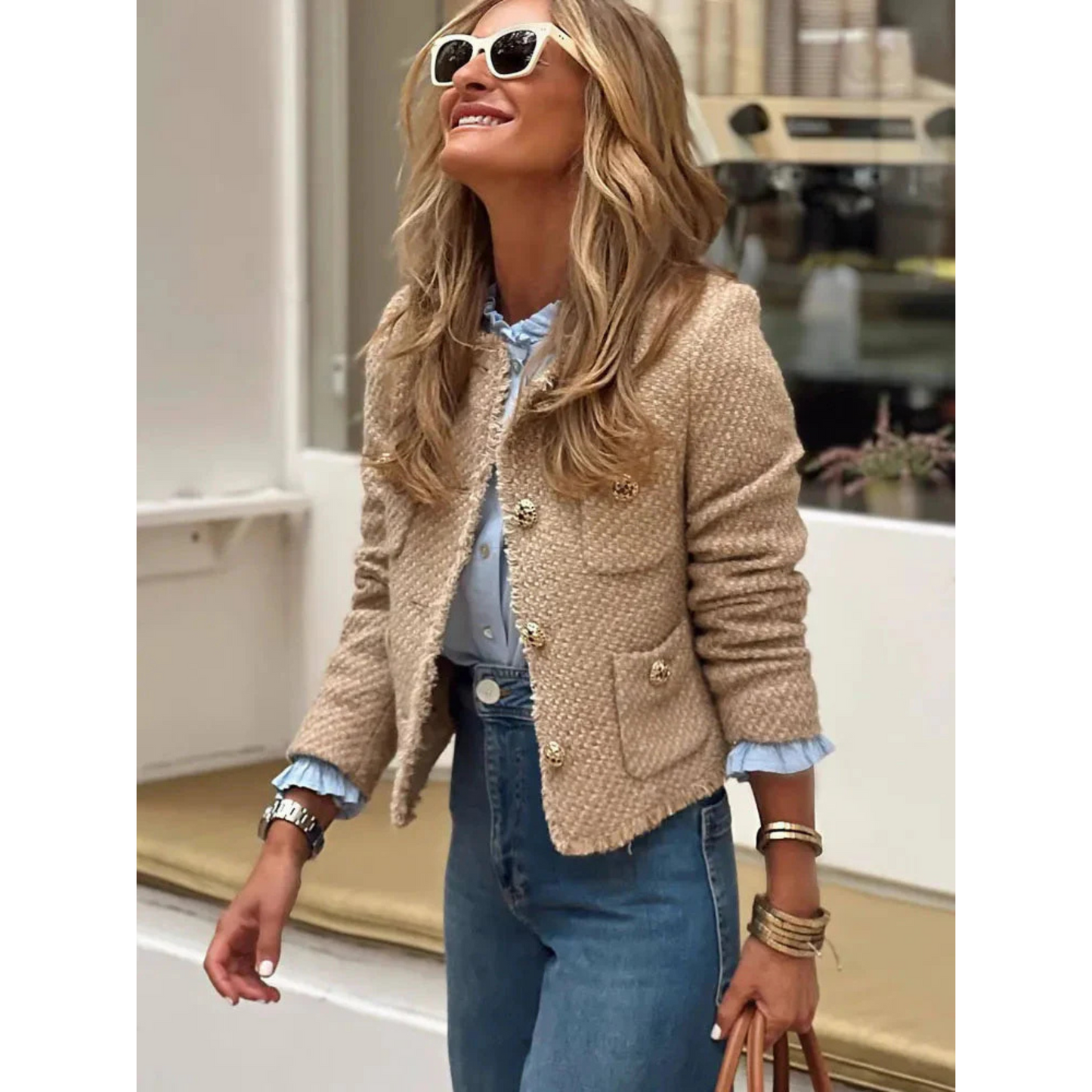 Veste Femme Tweed Classique et Raffinée
