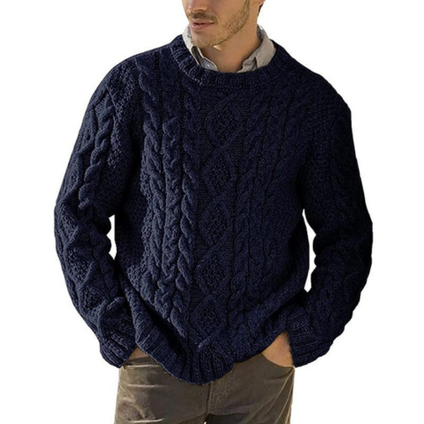 Pull Homme Hiver Doux et Épais