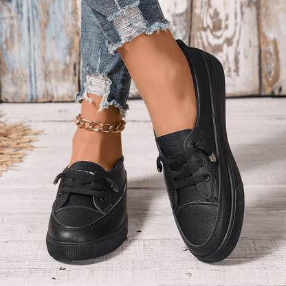 Chaussures Orthopédiques Femme Cuir Lacets Confortables