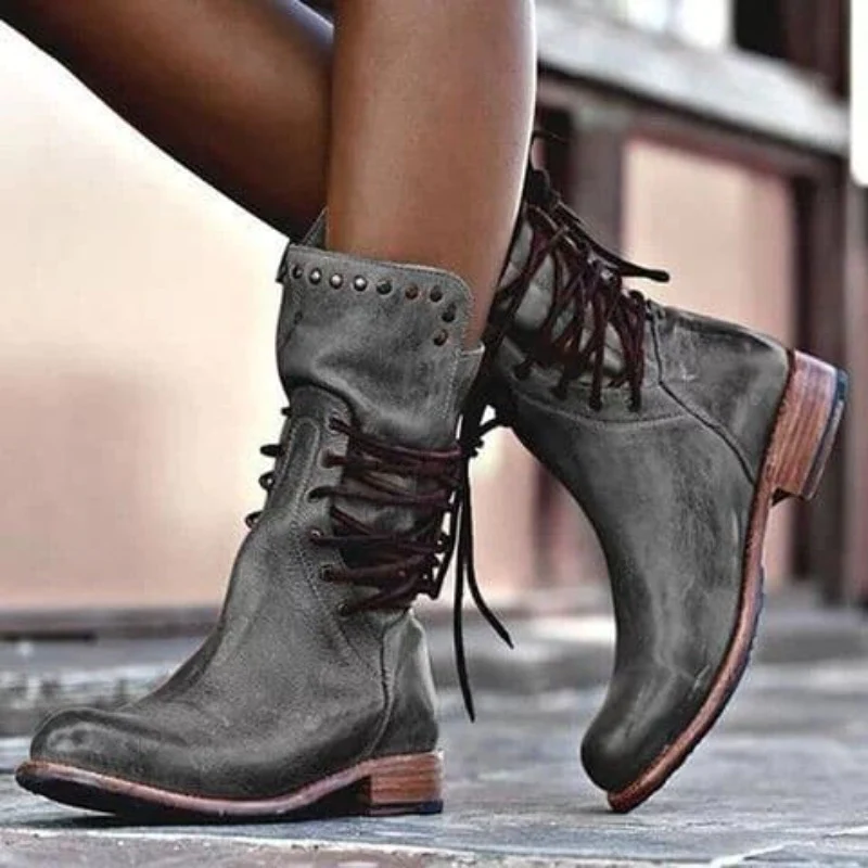 Bottes Cuir Féminines et Confortables pour Femme - PanierRoyale