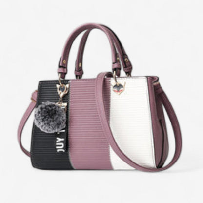Sac à Épaule Cuir Véritable avec Fermeture Éclair