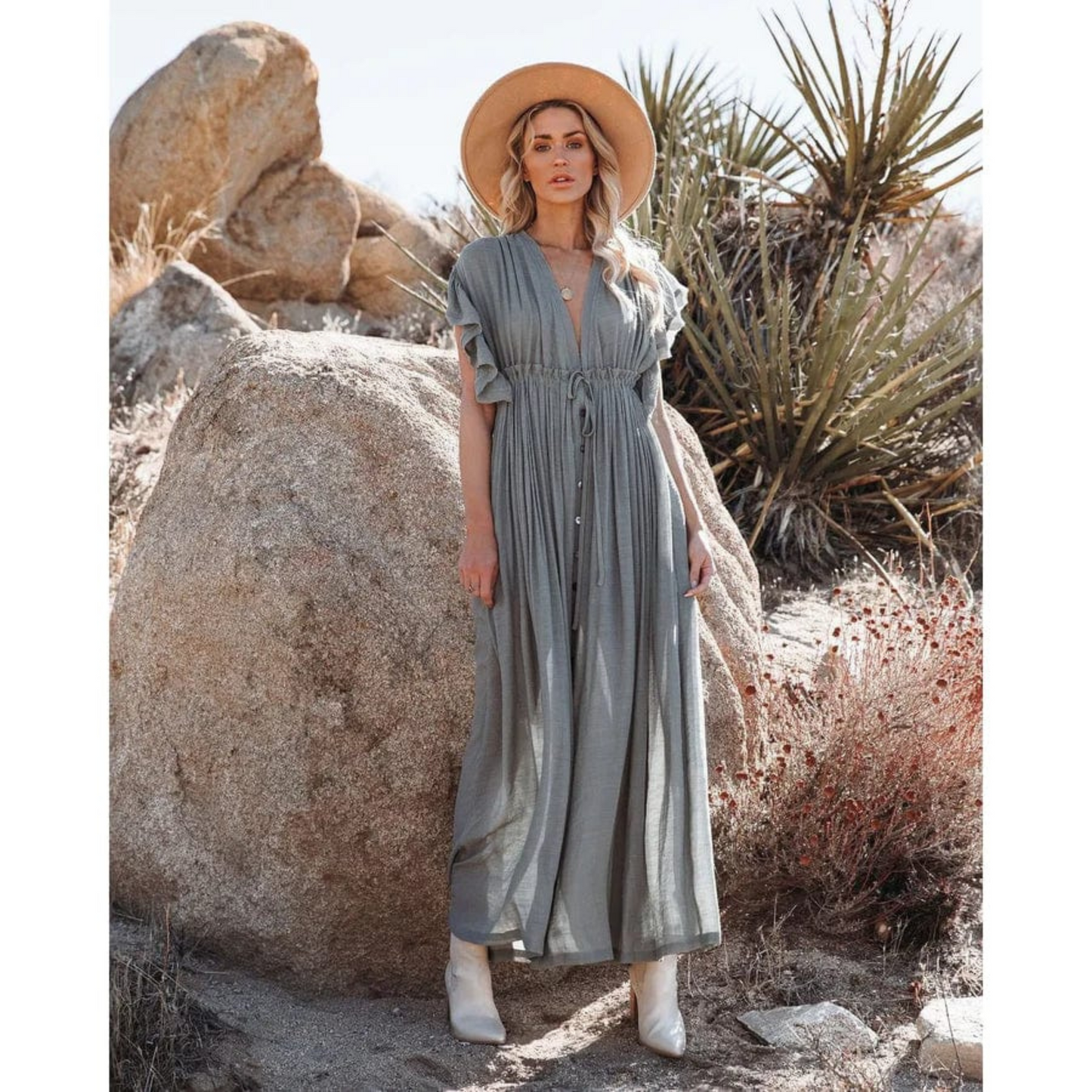 Robe Maxi Élégante Plage - luxestyle