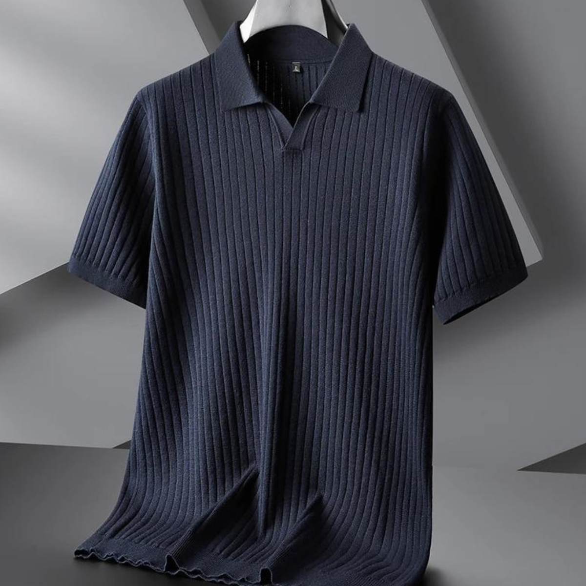 Chemise Polo Homme Côte d'Azur Style Marin