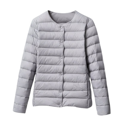 Veste Puffer Femelle Légère pour Printemps