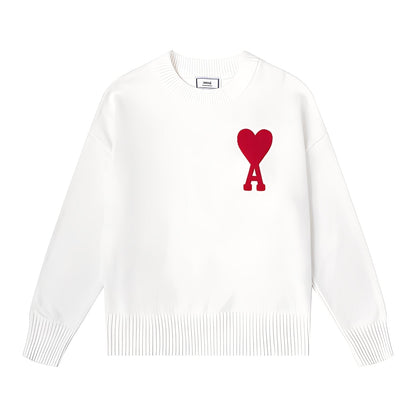 Pull Femme Cœur Décolleté Chic