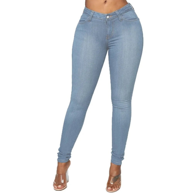 Jean Slim Fit Cinq Poches Tendance Homme