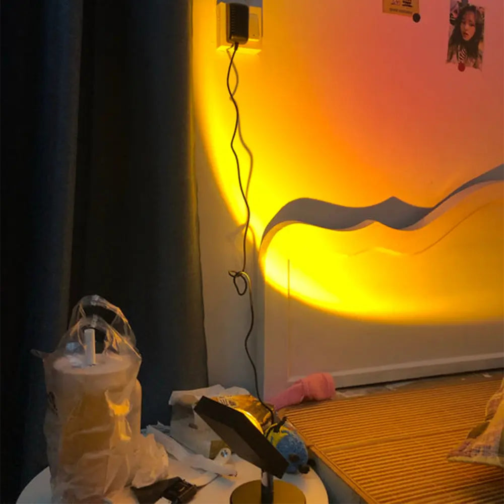 EcoLuxe | Retro-Sonnenuntergang Tischlampe Zendoo.de