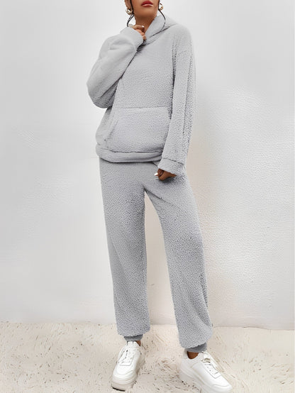 Tenue Hiver Femme - Sweater et Pantalon Molleton Doux pour Femme