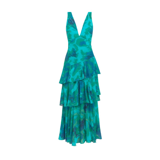 Robe Soirée Décolleté Profond Dos Nu Élégante - PanierRoyale