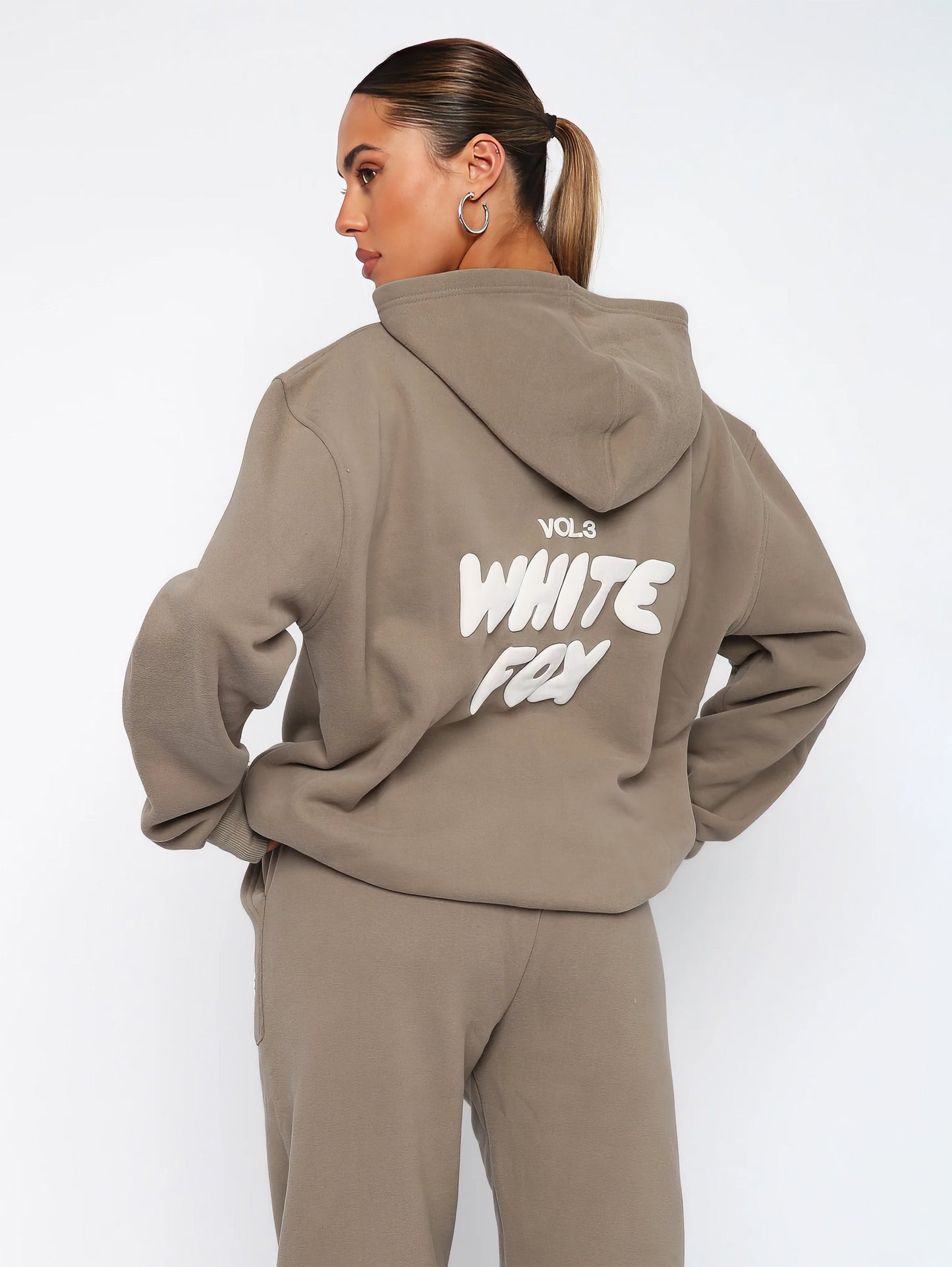 Ensemble Jogging Femme Coton Oversize Sweat à Capuche Pantalon