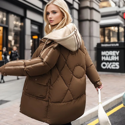 Manteau de Fourrure Élégant et Chaud