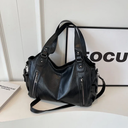 Sac à bandoulière Femme Pratique avec Poches Zippées et Poignées Réglables