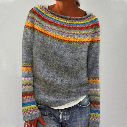 Pull Femme Hiver Laine Mérinos Douce et Chaude