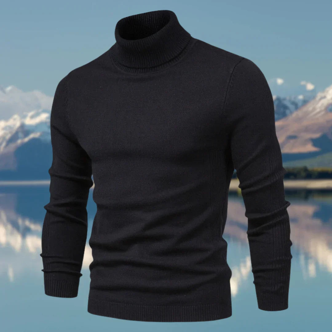 Pull Homme Col Roulé Chaud et Élégant pour Hiver