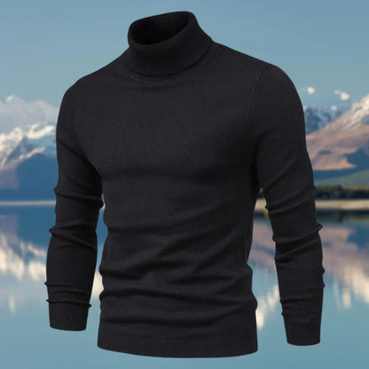 Pull Homme Col Roulé Chaud et Élégant pour Hiver