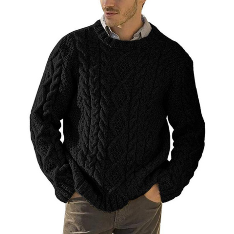 Pull Homme Hiver Doux et Épais