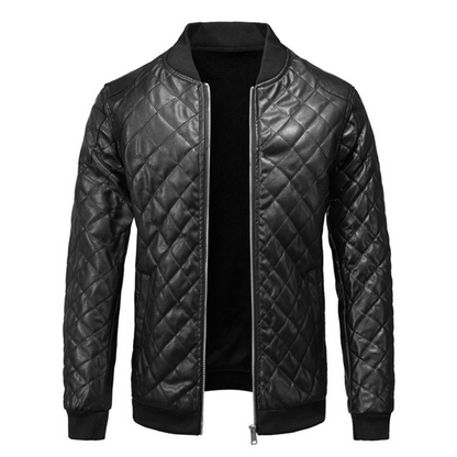 Veste Cuir Hiver Élégante et Chaude pour Homme