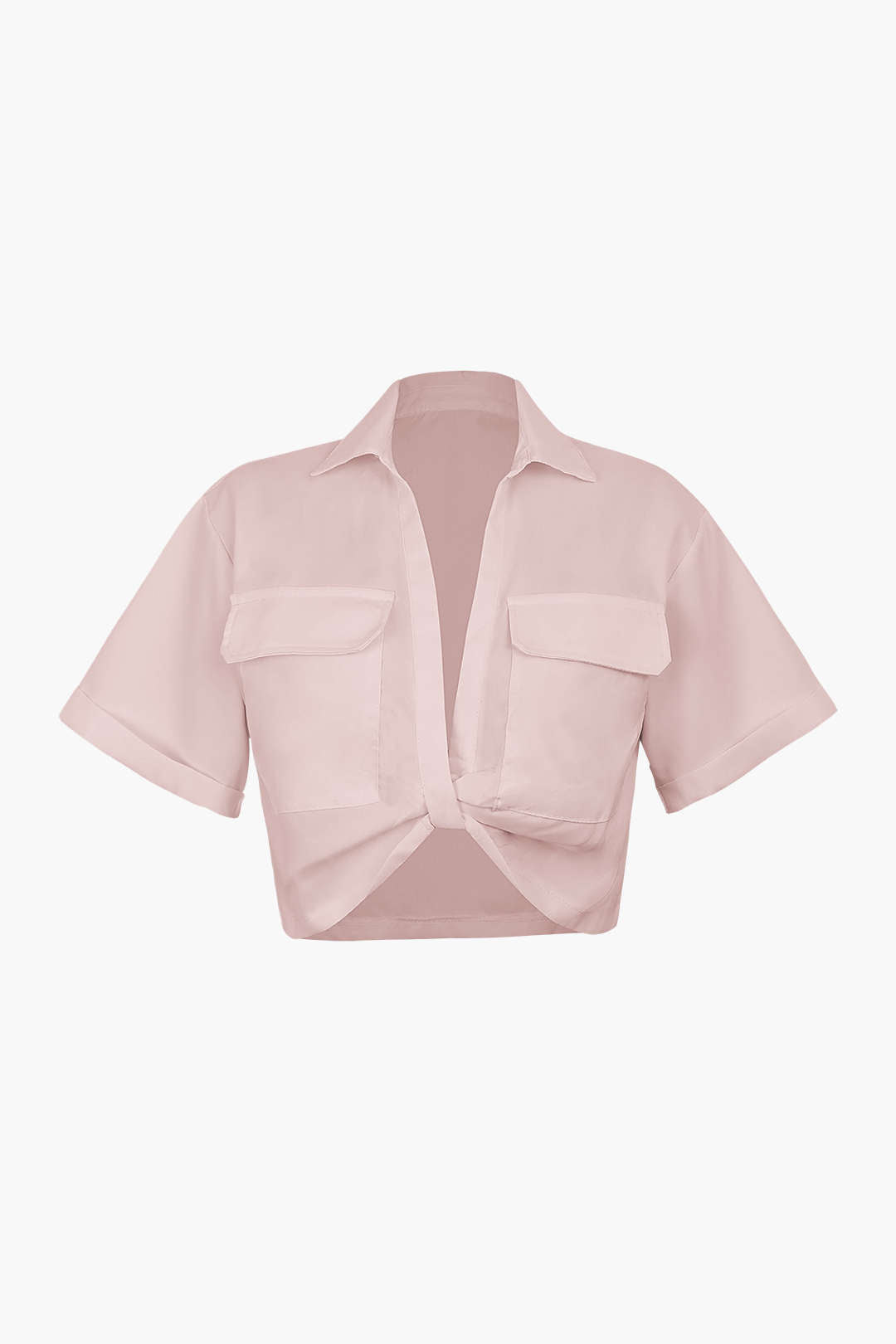 Chemise Femme Manches Courtes Col Chemisé Moderne