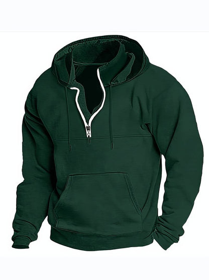Sweat à capuche casual avec poches latérales