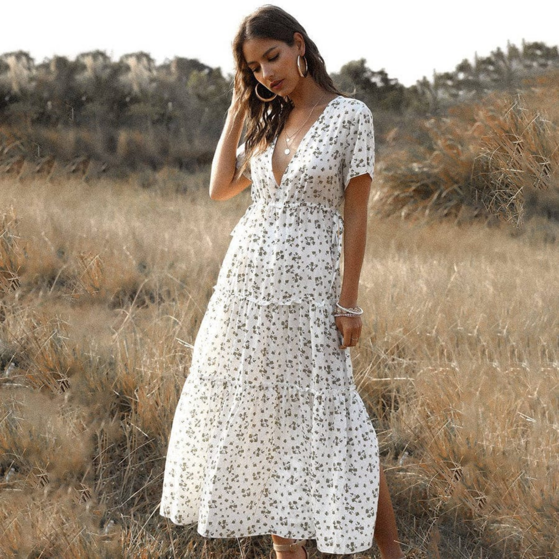 Robe Été Femmes Longue Florale - luxestyle