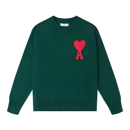 Pull Femme Cœur Décolleté Chic