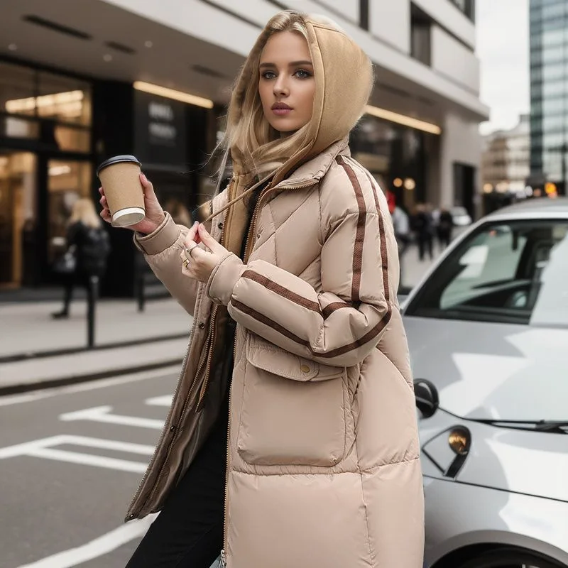 Manteau de Fourrure Élégant et Chaud
