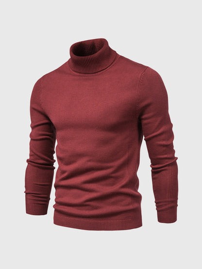 Pull à Col Roulé Homme Lavable