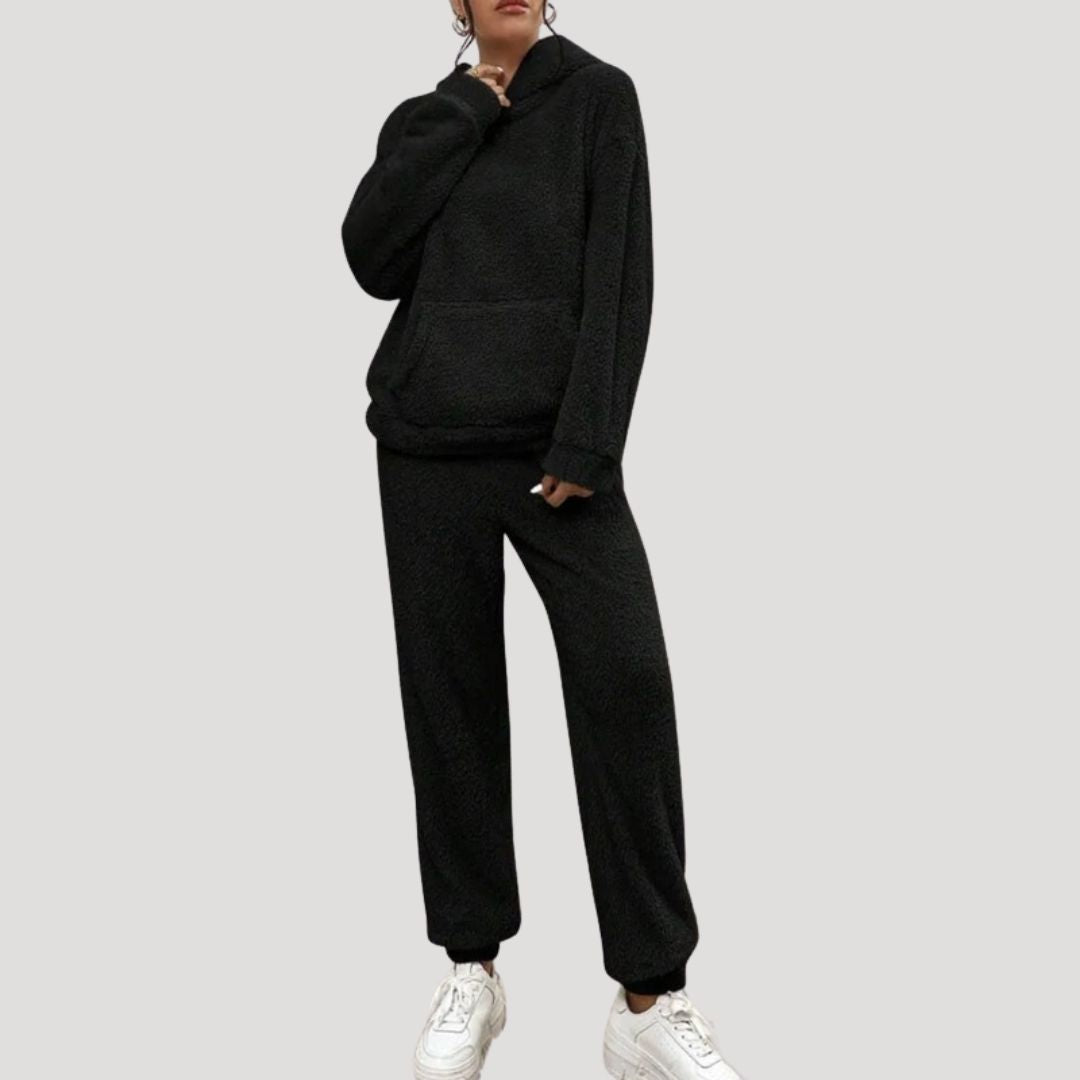Ensemble Loungewear Femelle Printemps Confortable Capuche