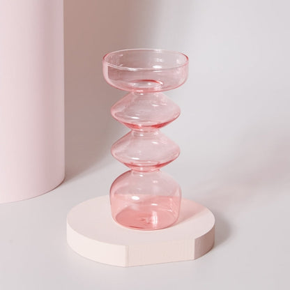 Vase en Verre Artisanal Décoratif Luxe
