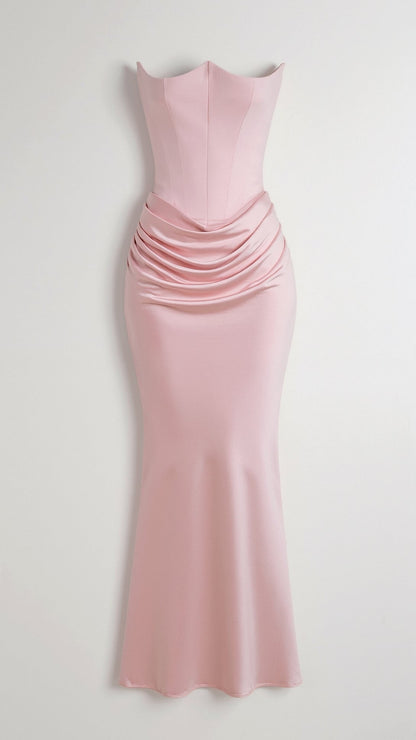 Robe de cérémonie femme longue pour invitées de mariage