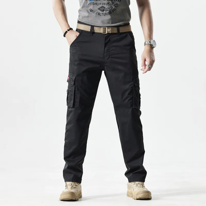 Pantalon Cargo Homme Noir Polaire Isolé