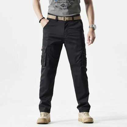 Pantalon Cargo Homme Noir Polaire Isolé