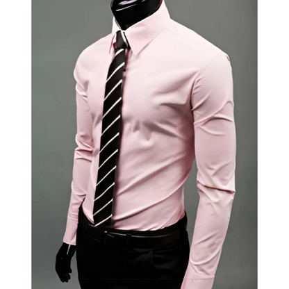 Chemise Homme Slim Manches Longues Classique