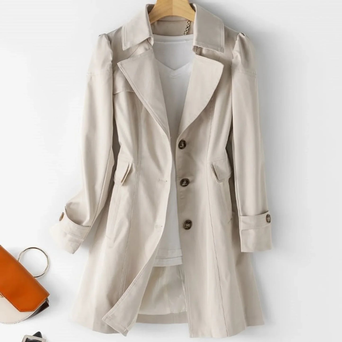 Manteau Femme Élégant Imperméable