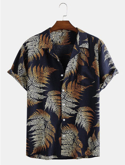 Chemise Homme Décontractée Imprimée Floral