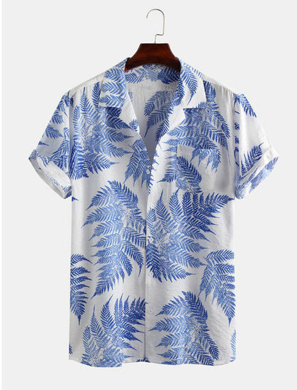 Chemise Homme Décontractée Imprimée Floral