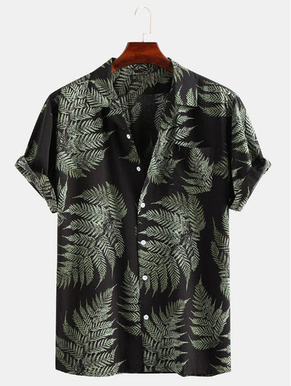 Chemise Homme Décontractée Imprimée Floral