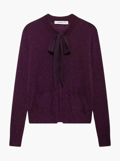 Cardigan Femme Élégant avec Poches et Col Chemisé - BerlinGlamour