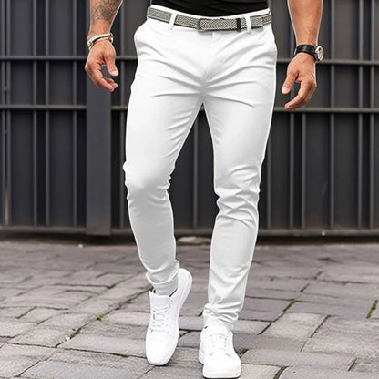 Pantalon Homme Détente Élégant Slim Fit