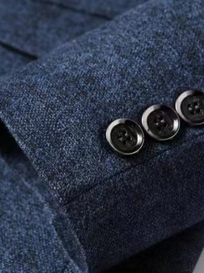 Veste Blazer Boutonnée Pour Homme | Hiver