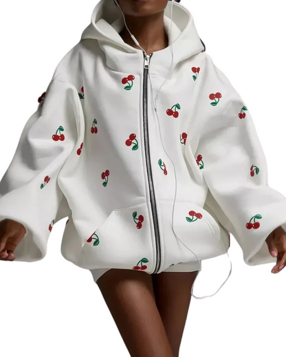 Veste Femme Blanche à Fleur Élégante et Chic - PanierRoyale