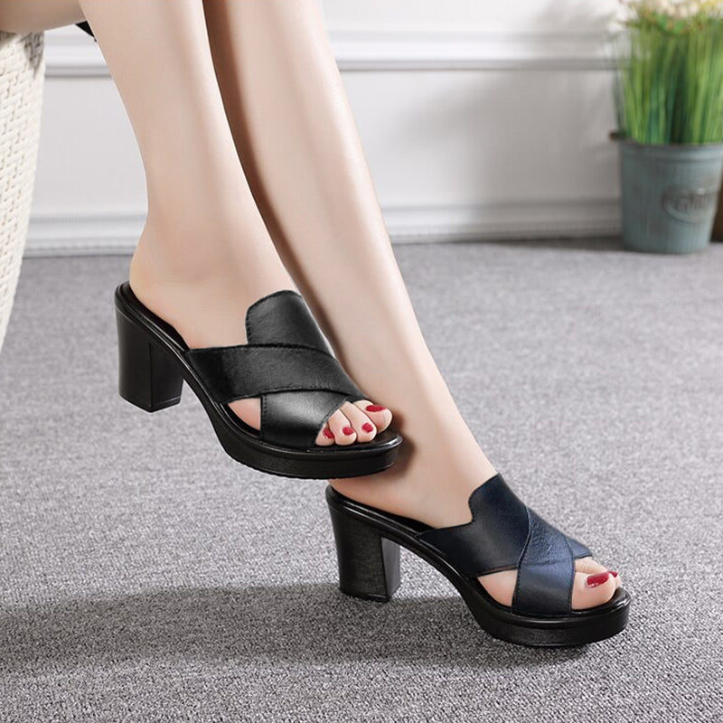 Sandales Femme Orthopédiques Talon Confortable Style Élégant