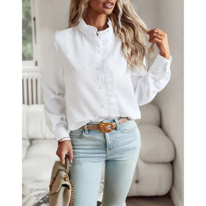 Chemise Femme Relaxe Manches Longues