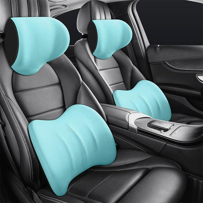 Oreillers de Voyage pour Nuque et Dos Confortable → Oreillers de Voyage pour Sommeil Confortable en Voiture ou Avion
