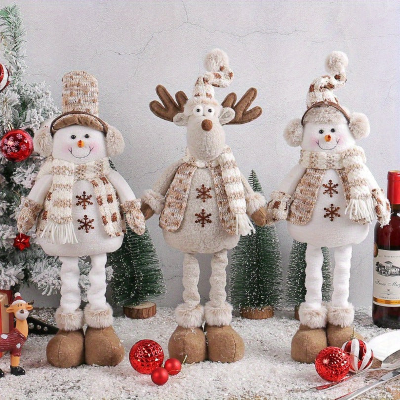 Décoration de Noël | Poupées Festives en Résine pour Maison - PanierRoyale